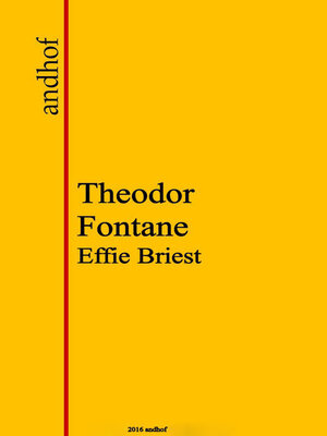 cover image of Effie Briest